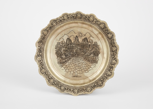 Angkor Wat Silver Plaque Wall Plate