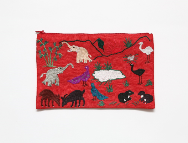 Pouch in Traditional Hmong Motif